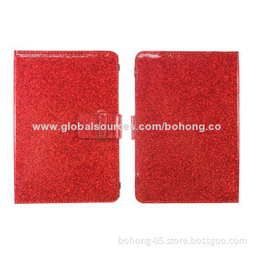 Universal Leather Cases for 7-8-inch Tablet PCs, Elastics Inside Fix the Tablet